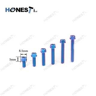 Honesti22 Gr5 titanium bolts,M5x10/15/20/25/30/35mm,throttle handle bolts,ABA plate.