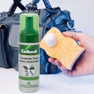 Collonil Cleaning Foam 150ml โคโลนิลโฟมน้ำยาทำความสะอาดหนังกลับ,หนังเรียบ,ผ้า สำหรับรองเท้า/กระเป๋า