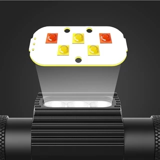 Sofirn H25B (H35B) ไฟหน้า Super Bright 2,000 Lumens 3 ชิ้น LED สีขาว + 2 ชิ้นหลอดไฟ LED สีแดงลูกปัด USBC ประเภทไฟหน้ากลางแจ้งแบบชาร์จไฟได้ IP66 กันน้ําขี่