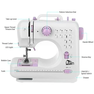 จักรเย็บผ้าไฟฟ้าไร้สาย12 ตะเข็บ Electric sewing machine ควบคุมความเร็วได้ 2 ระดับ