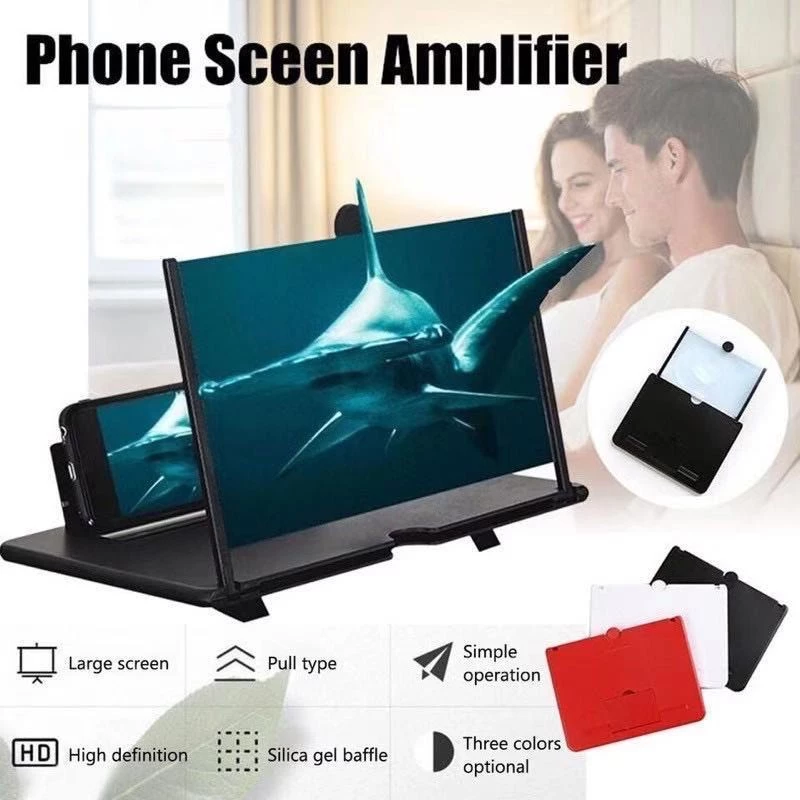 3D Video Amplifier 10 inch ขยายจอ จอขยาย 3D โทรศัพท์ 10 นิ้ว บาง พกพาสะดวก สุ่มสี thumbnail 4