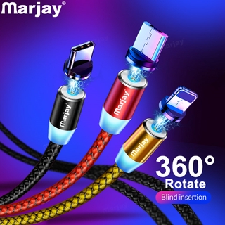 Marjay สายชาร์จ Micro Usb Type C สําหรับ IPHONE Samsung Xiaomi Huawei