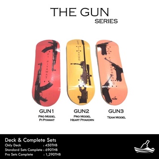 SOS.Wooden Fingerboard "THE​ GUN Series"