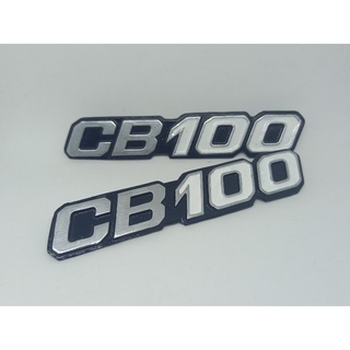 logo กระเป๋าข้าง ตรากระเป๋าข้าง งานใหม่ งานสำเนา ฮอนด้า honda cb100k5 ลงสีตามต้นฉบับ