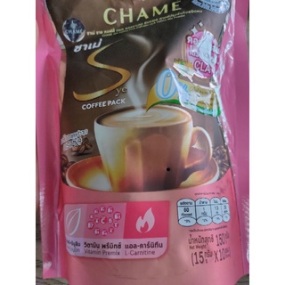 CHAME  Sye Coffee Pack Collagen CLA Coffee Mixed Powder 10 Sacks x 15g