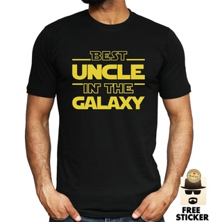 เสื้อยืด ผ้าฝ้าย พิมพ์ลาย Best Uncle In The Galy Funny Family DF12HJ2490 สําหรับผู้ชาย