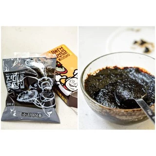 Jinmi Black Bean Paste 300g ซอสจาจังเมียน ซอสชุนจัง เต้าเจี้ยวดำ ซอสถั่วดำเกาหลี 춘장
