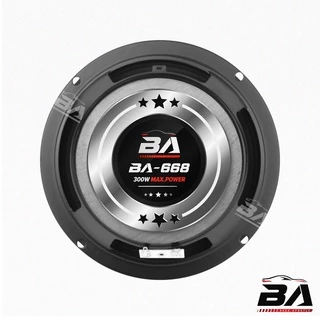 BA SOUND ลำโพงเคฟล่า 6.5 นิ้ว 300วัตต์ BA-668 ลำโพงเสียงกลาง 6.5นิ้ว ดอกลำโพงDIY อุปกรณ์ DIY ใช้ในรถยนต์ได้หรือที่บ้าน