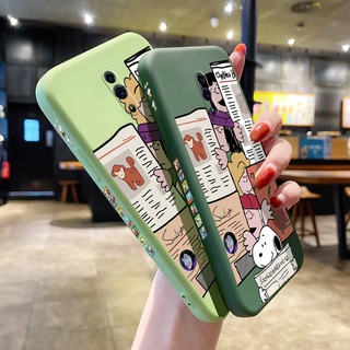 สำหรับ OPPO Reno Reno2 Z Reno2 F Reno2 RenoZ Reno Ace Reno 10x zoom Snoopy โทรศัพท์มือถือกรณี DROP Protection และ Light Liquid ซิลิโคนฝาหลัง Full เลนส์ป้องกันโทรศัพท์มือถือกรณีปลอก