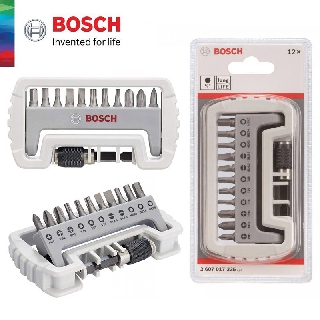 BOSCH ชุด ดอกไขควง 11 ชิ้น พร้อมสว่านขยายแม่เหล็ก รุ่น 11+1 COMPACT #2607017335