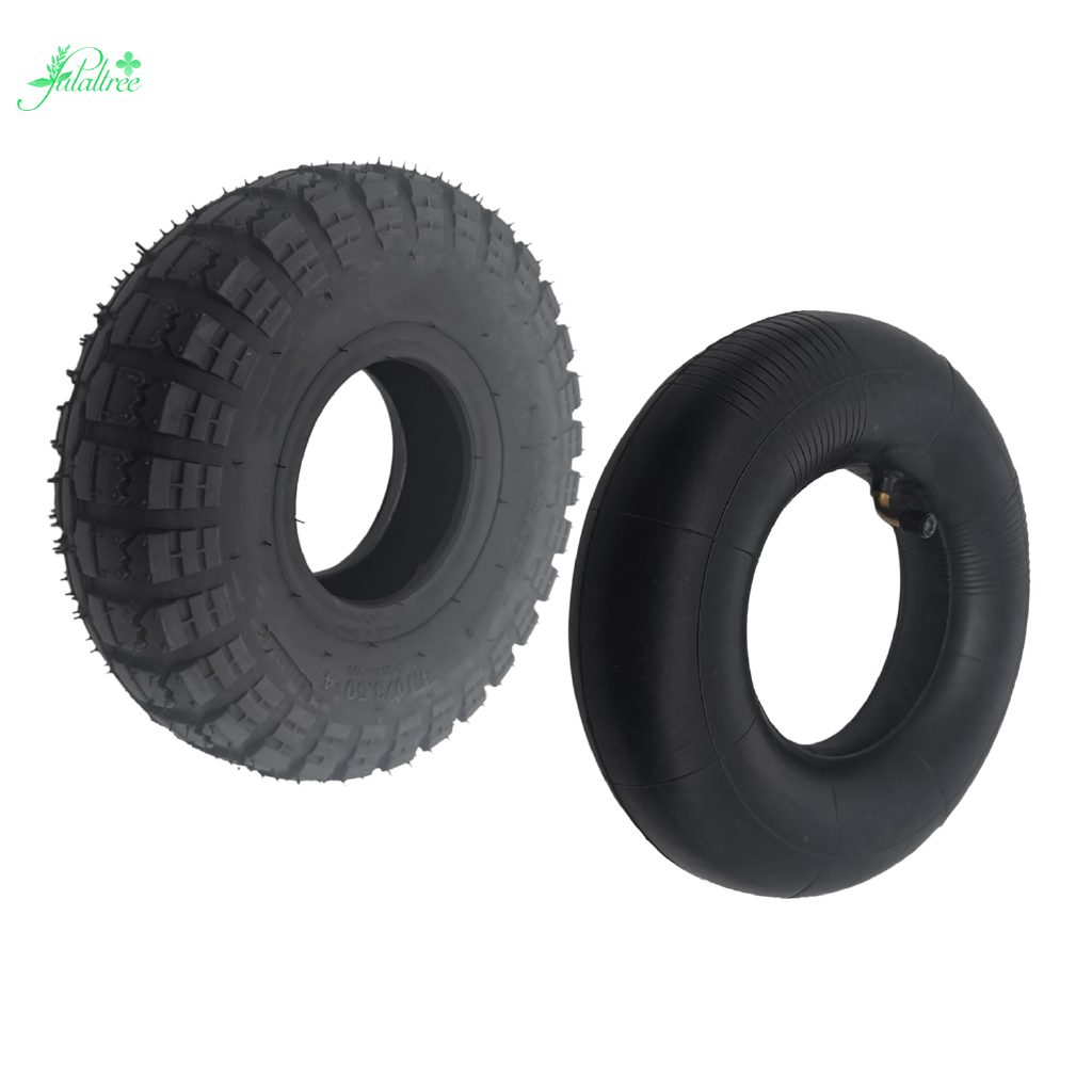 4.10/3.50-4 410/350-1 ATV Quad Go Kart 47Cc 49Cc Chunky 4.10-4 ยางยางใน Fit ทุกรุ่น 3.50-4 4 นิ้วยาง-Inner Tube