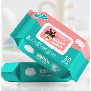 Baby wipes ทิชชู่เปียกทำความสะอาด ทิชชู่เปียกเด็ก กระดาษทิชชู่เปียก ใช้ได้ทั้งเด็กและผู้ใหญ่ ไม่เป็นอันตรายต่อผิว