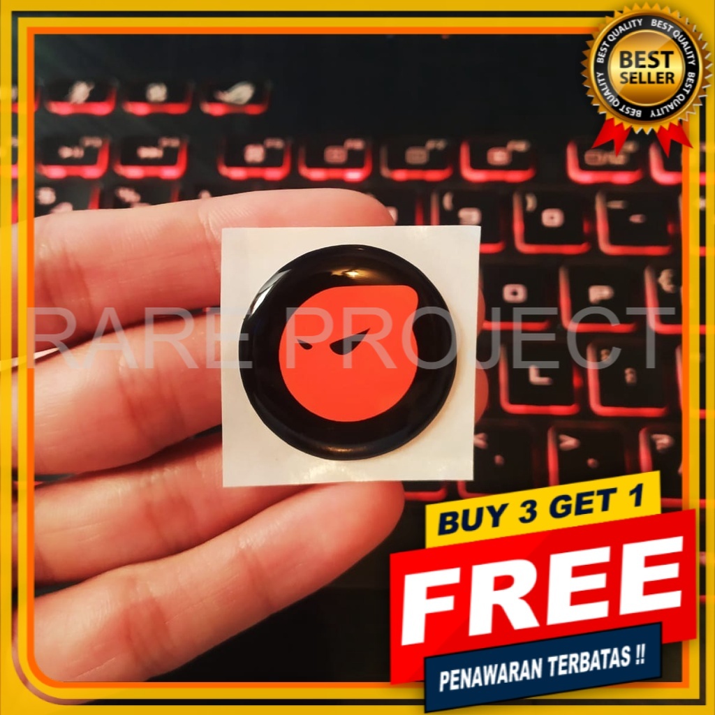 Marus LOGO STICKER เบรคคาลิปเปอร์ขนาดสติกเกอร์ยืดหยุ่น RESIN สติกเกอร์นูนสติกเกอร์กลางแจ้ง