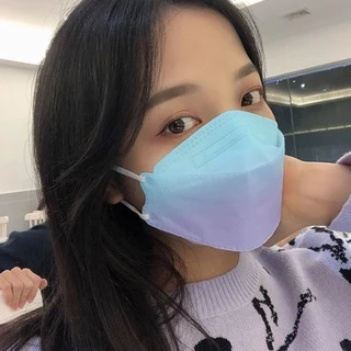 พร้อมส่ง KF94 Face mask แมสสายรุ้ง หน้ากากอนามัย หน้ากากเกาหลี ทรงเกาหลี 3D 1แพ็ค10ชิ้น ป้องกันฝุ่น ไวรัส