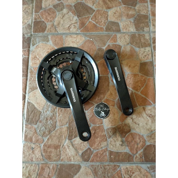 ข้อเหวี่ยง shimano ty501 tourney 42T โลหะผสม 3 สปีด