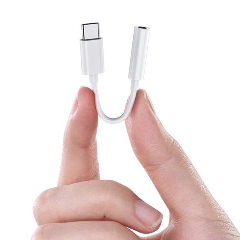 Type-C To 3.5mm Headphone Adapter สายแปลง แอนดรอย  Type C เป็น หูฟัง 3.5 mm