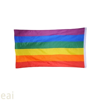 ธง Lgbt Lesbian Gay Pride สีรุ้งขนาด 90X150 ซมสําหรับตกแต่งบ้าน