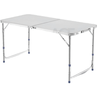ลดสุดพิเศษ รุ่นT2(สีขาว) โต๊ะสนาม โต๊ะพับ Folding Table โต๊ะพับอลูมิเนียม ปรับได้ 3 ระดับ