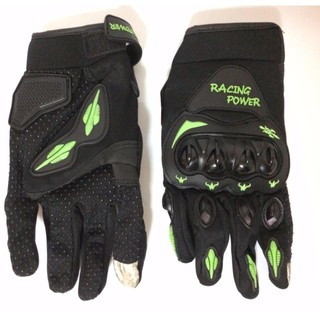 ถุงมือขับมอไซค์รถบิ๊กไบครุ่นทัสกรีนSize.L(Green)