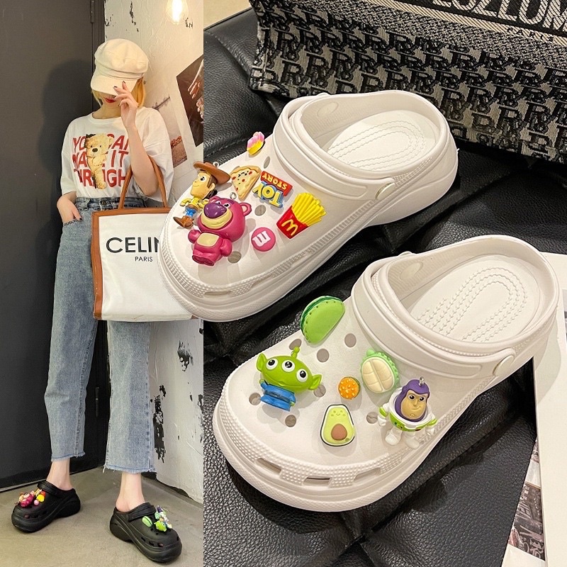 พร้อมส่ง รองเท้าแตะแบบสวมหัวโต การ์ตูน ทอย สตอรี่ toy story ใส่แล้วน่ารักมากๆ