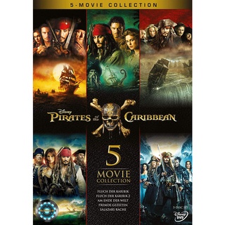 DVD หนัง Pirates of the Caribbean Collection