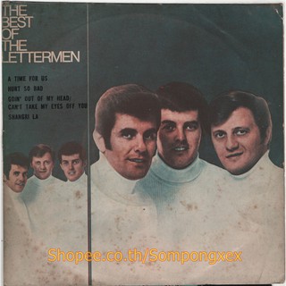 แผ่นเสียง 7 นิ้ว เพลงสากล ไวนิล 7"  ยุค 60-70 THE LETTERMEN/ A TIME FOR US/ HURT SO BAD/ 0 Thailand EP