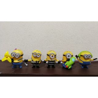 ของเล่น​ มินเนี่ย​น​ Minions แบรนด์ McDonalds เซต5ตัว