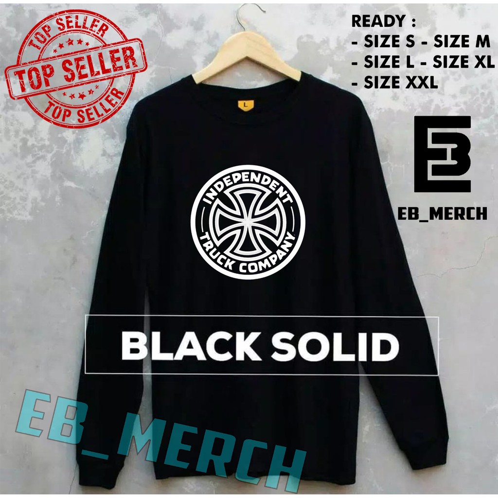 นําเข้าคุณภาพ!!! Cool INDEPENDENT TRUCK COMPANY LONG-SLEEVED เสื้อยืด EB_MERCH