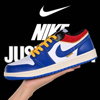 ☄❡¤รองเท้าผ้าใบ Nike Air Jordan 1 Low x Union สองสี