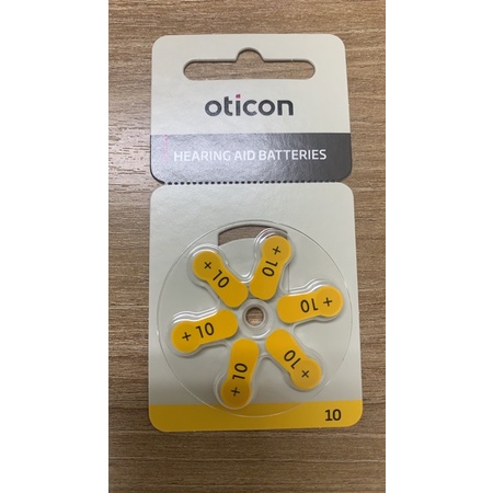 ถ่าน oticon เบอร์ 10 แบบกล่อง (10 แผง)