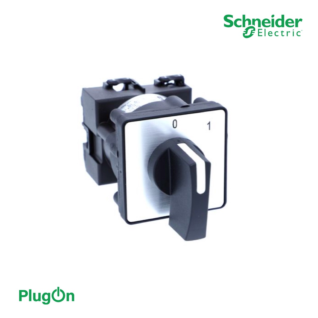 Schneider K1F003MLH ใช้กับแอมป์ชีเลคเตอร์ วัดกระแส3สาย Cam ammeter switch, 3 circuits, 90°, 12 A