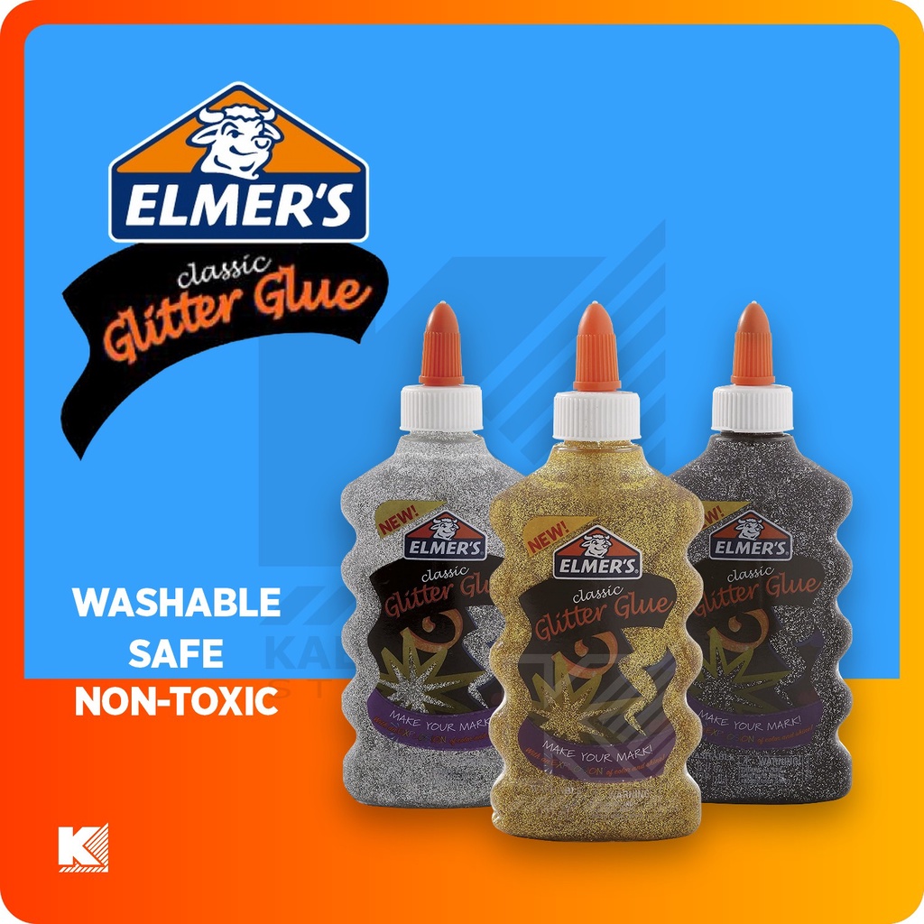 Elmer's กาวกากเพชร Glitter Glue มีให้เลือก 6 สี