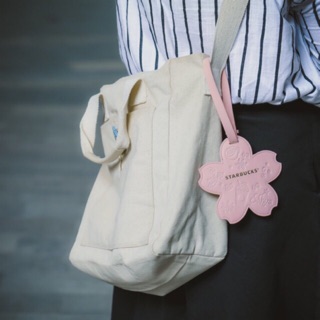 Starbucks sakura luggage tag