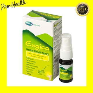 Mega We Care Eugica Herbal Mouth Spray ยูจิก้า เฮอร์บอล เม้าท์ สเปรย์ 10 ML [1 ขวด]