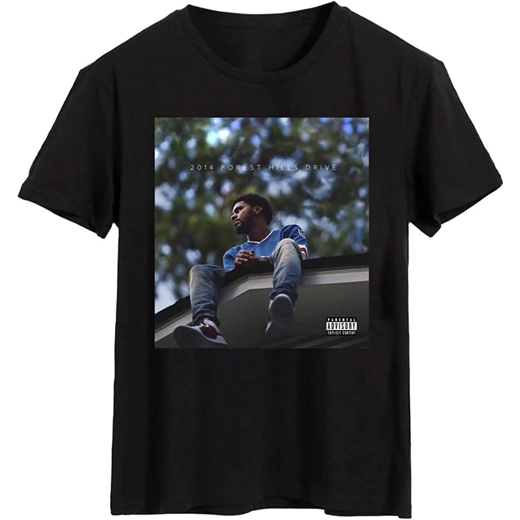เสื้อยืดปกอัลบั้ม J.Cole 2014 Forest Hills Drive