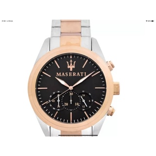 นาฬิกา MASERATI MENS R8873612003 TRAGUARDO QUARTZ CHRONOGRAPH พร้อมกล่อง (ใหม่)