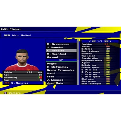 แผ่นเกมส์ eFOOTBALL PES2022 Winter Transfer #ภาษาอังกฤษ# PS2 Playstation 2 คุณภาพสูง ราคาถูก