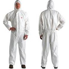 ชุด PPE 3M 4510 Protective Coverall ชุดป้องกันสารเคมี และฝุ่นละออง สีขาว ชนิดใช้แล้วทิ้ง