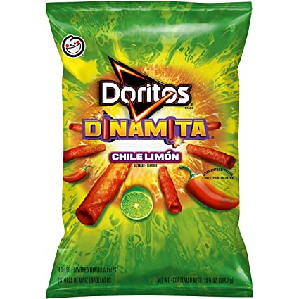 Doritos Dinamita Chile Limon Rolled Tortilla Chips - 10.75 oz ขนม usa ของพร้อมส่งค่ะ