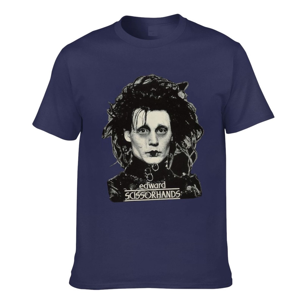 เสื้อยืดแขนสั้นผู้ชาย ธีม Edward Scissorhands