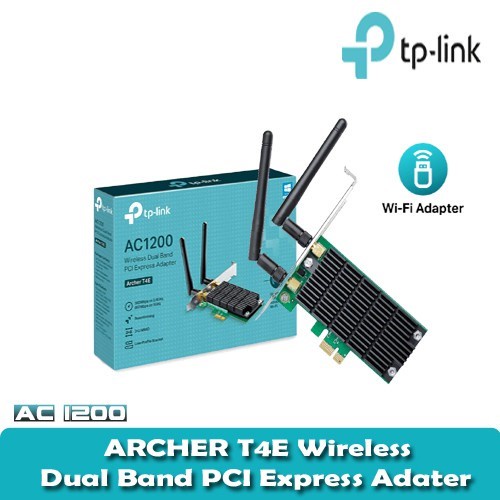 TP-LINK Archer T4E AC1200 อะแดปเตอร์ PCI Express ดูอัลแบนด์ไร้สาย