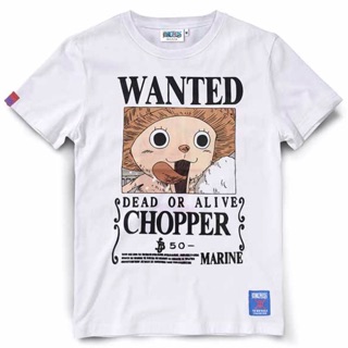 เสื้อยืดใหม่#เสื้อยืดวันพีซ ลาย One Piece Wanted ChopperS-3XL