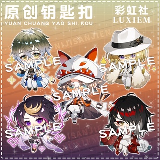 Luxiem Nijisanji พวงกุญแจอะคริลิคใส สองด้าน ลายการ์ตูนอนิเมะ LUCALKEMYSTASHUVOX