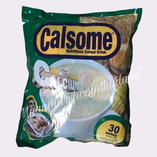 เครื่องดื่มธัญญาหาร Calsome Calcium ซีเรียลข้าวโพด ซีเรียลพม่า