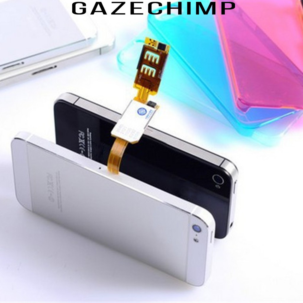 อะแดปเตอร์ซิมการ์ด Dual Sim Card Single Standby Can Switch 6 ชิ้น ...