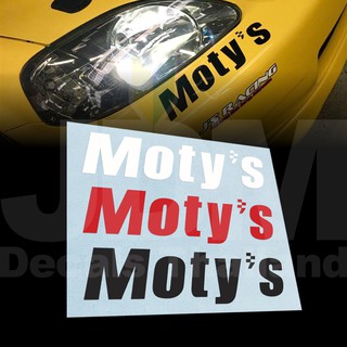 สติ๊กเกอร์ แต่งรถ น้ำมันเครื่อง MOTYS