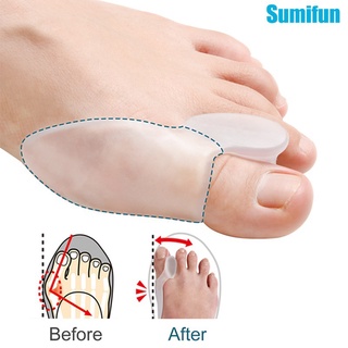 แผ่นซิลิโคนแยกนิ้วเท้าอุปกรณ์บรรเทาอาการปวดเท้า Hallux Valgus