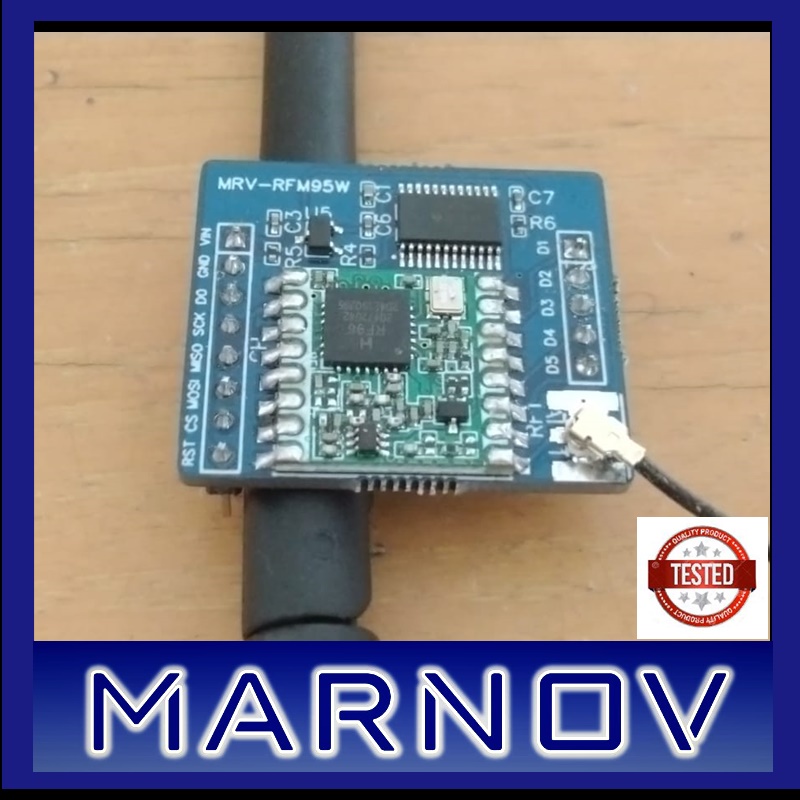 RFM95W โมดูล Arduino บอร์ด Lora 915MHz 3.3V 5V RFM95