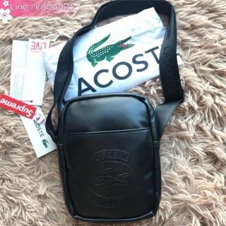 LACOSTE X SUPREME Collaboration Collection Shoulder Bag  ของแท้ ราคาถูก