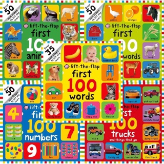 Usborne Lift-the-Flap First 100 books หนังสือภาพคำศัพท์สำหรับเด็ก